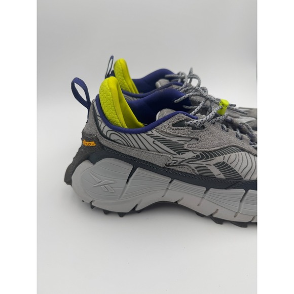 Reebok Zig Kinetica 2.5 Edge GX6832 Mens 10.5 Running‎ Shoes Gray Lime Sneaker main image 6